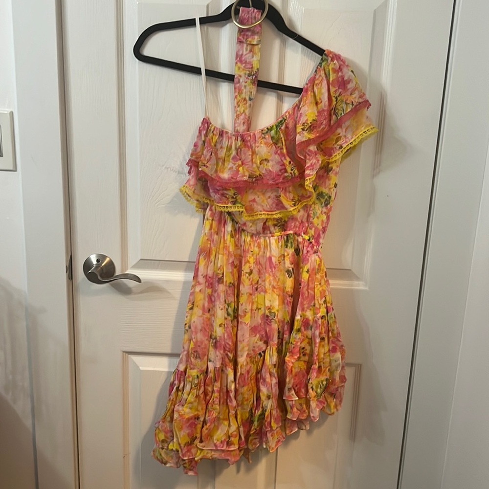 Floral Off Shoulder Dress